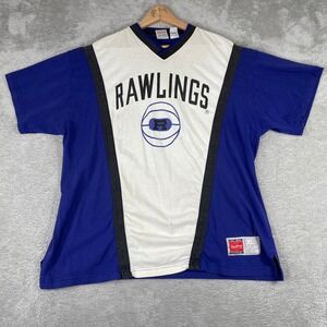 Vintage Rawlings Basketball Jersey Shirt Mens XL Purple Colorblock Y2K Street